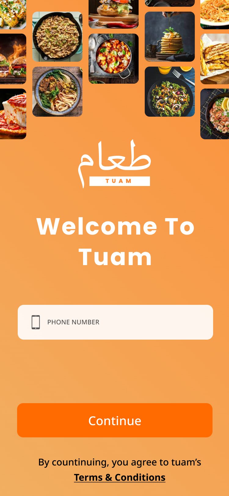 Onboarding — sign up, sign in, and social auth.